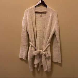 SKIMS Cozy Knit Short Robe Bone